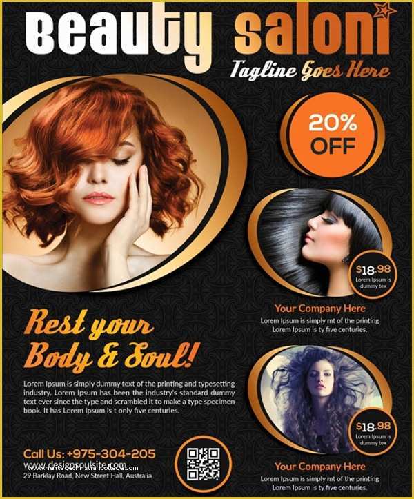 Beauty Salon Flyer Templates Free Download Of 25 Beauty Salon Flyer Templates Word Psd Ai Eps Vector