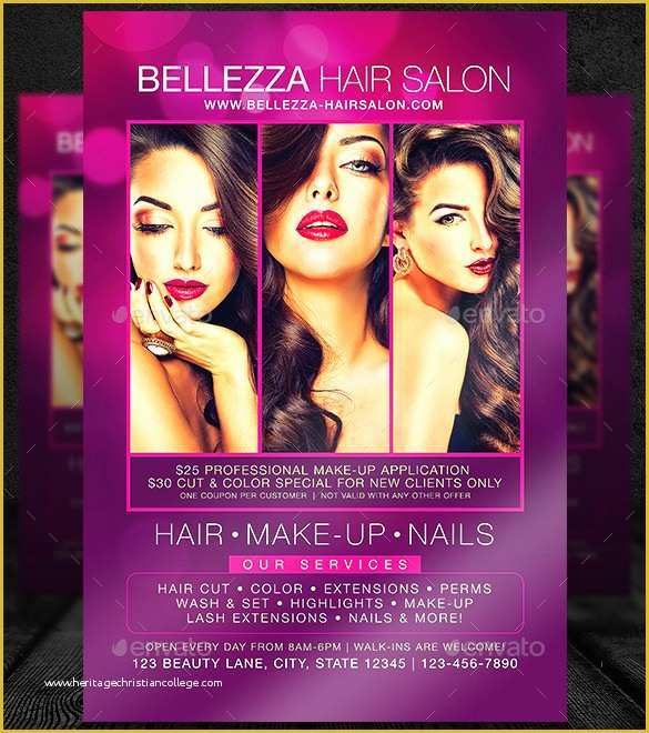 Beauty Salon Flyer Templates Free Download Of 84 Beauty Salon Flyer Templates Psd Eps Ai