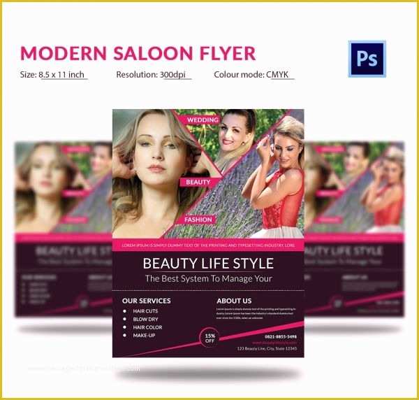 Beauty Salon Flyer Templates Free Download Of Download Modern Beauty Salon Flyer Template