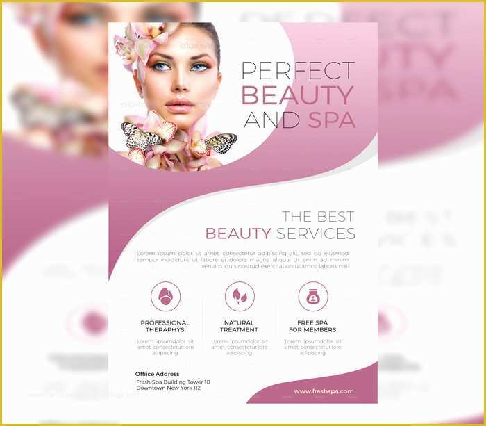 Beauty Salon Flyer Templates Free Of 17 Spa Flyer Psd Templates Free &amp; Premium Designyep