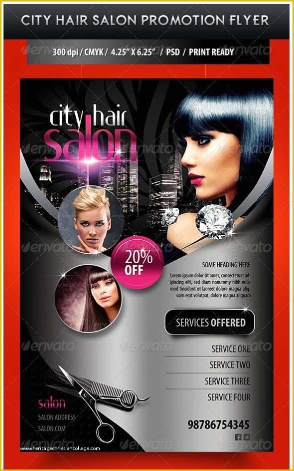 Beauty Salon Flyer Templates Free Of 75 Free Flyer Templates Shop Psd Download