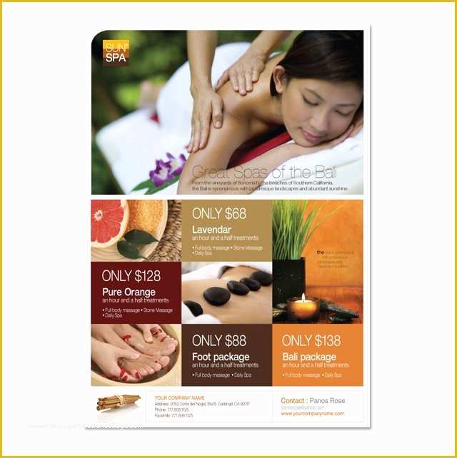 Beauty Salon Flyer Templates Free Of Beauty Spa Flyer Template Dlayouts Graphic Design Blog