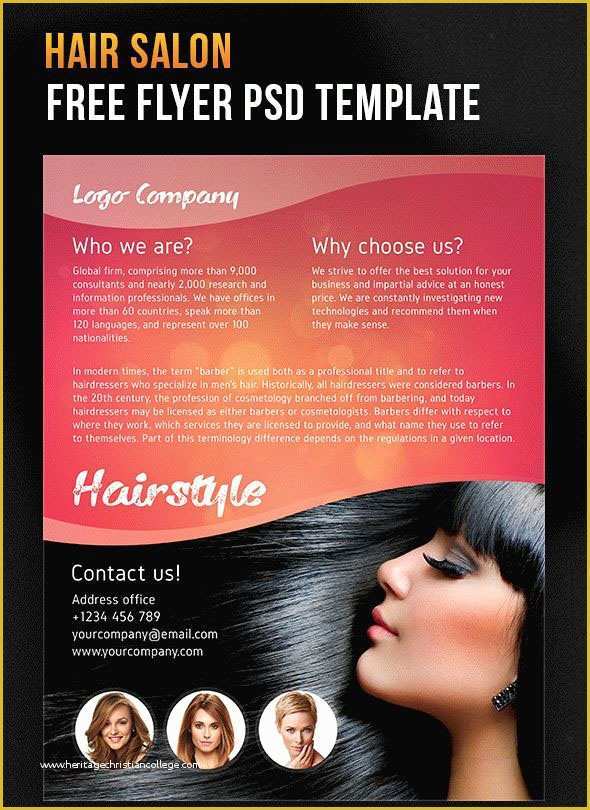 Beauty Salon Flyer Templates Psd Free Download Of 20 Free Psd Beauty & Health Care Psd Business Flyer