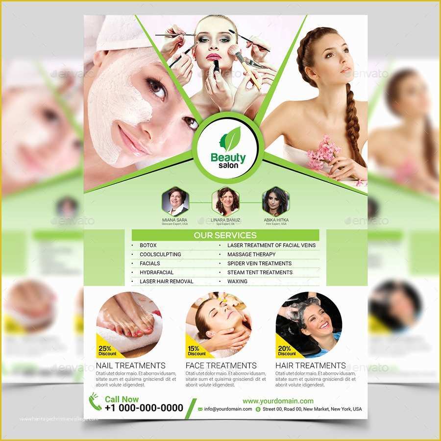 Beauty Salon Flyer Templates Psd Free Download Of Beauty Salon Flyer Template by Aam360