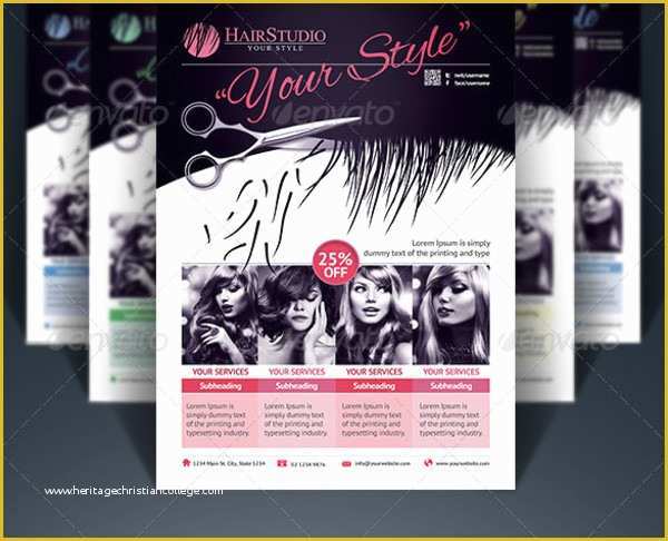 Beauty Salon Flyer Templates Psd Free Download Of Beauty Salon Flyer Templates Psd Free Download New Design