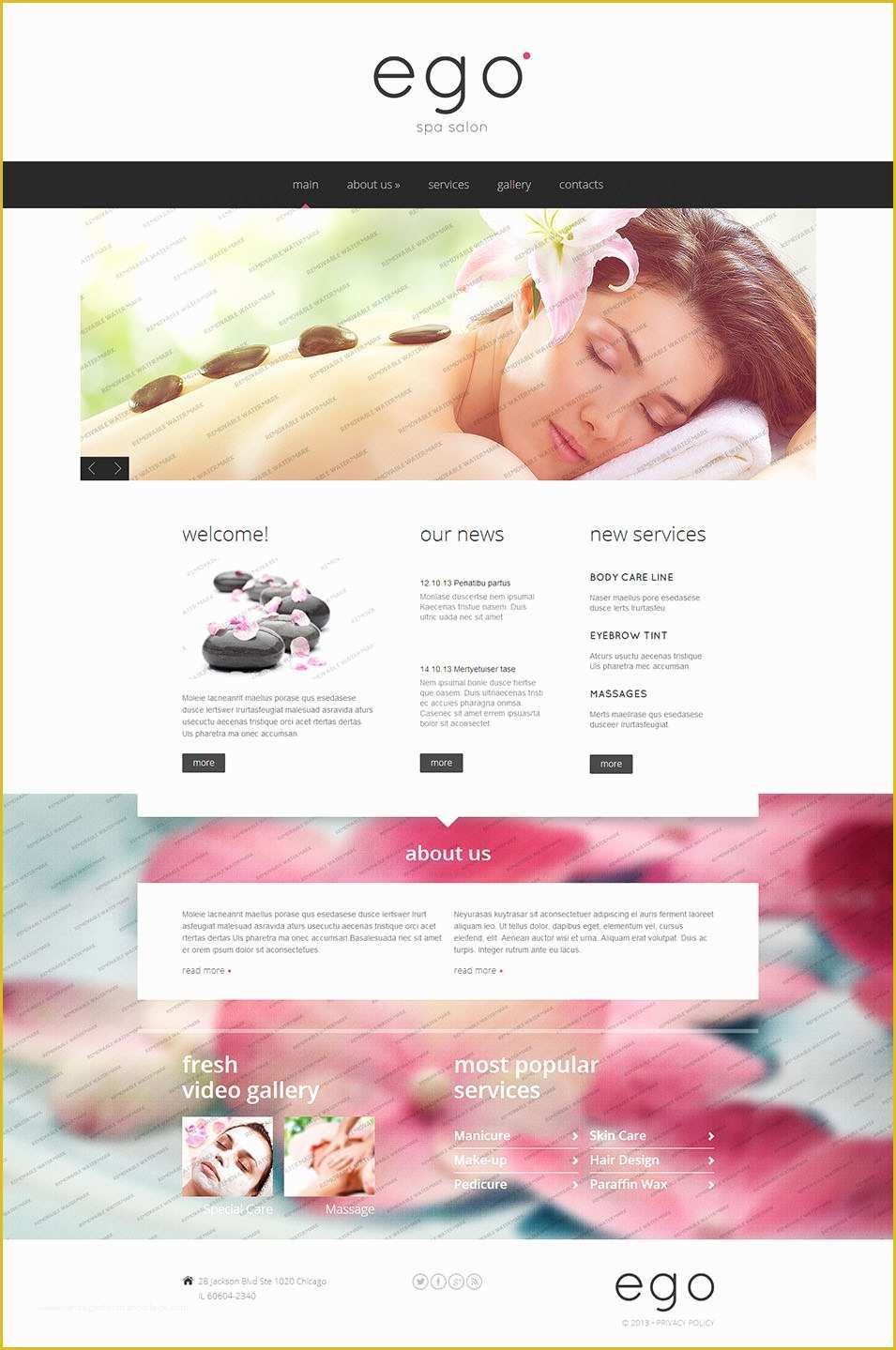 Beauty Spa Responsive Website Template Free Download Of 20 Beauty Salon Website Templates