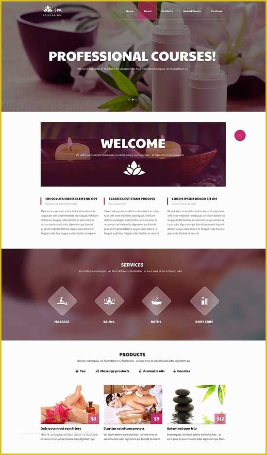 Beauty Spa Responsive Website Template Free Download Of 50 Best Beauty Salon Website Templates Free & Premium