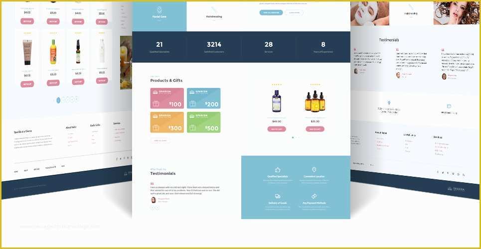 Beauty Spa Responsive Website Template Free Download Of Beauty Responsive Website Template