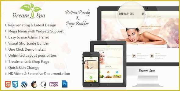 Beauty Spa Responsive Website Template Free Download Of Dream Spa V1 7 2 – Responsive Beauty Salon Wordpress theme