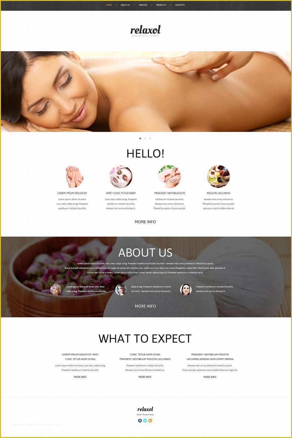 Beauty Spa Responsive Website Template Free Download Of Massage Salon Responsive Website Template