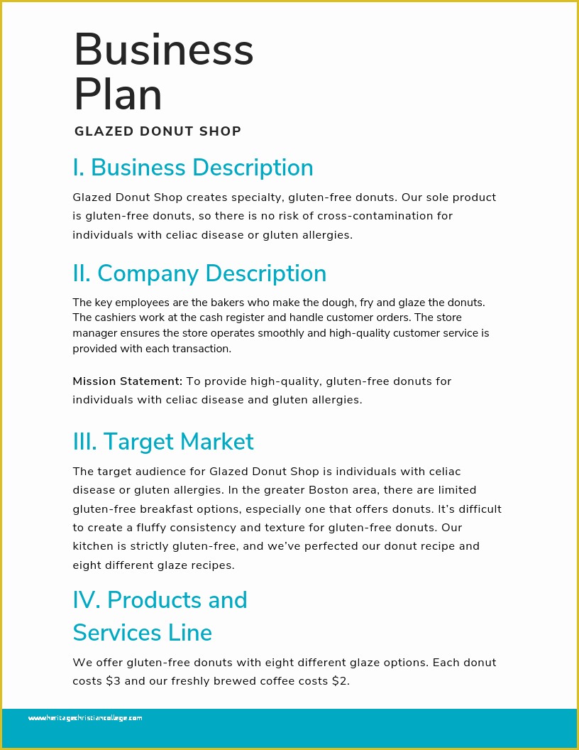 bed and breakfast business plan doc