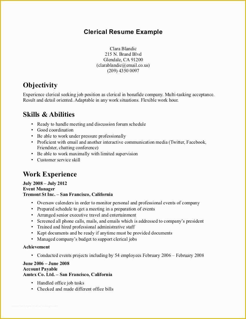 Beginner Resume Templates Free Of 35 Fast Beginner Resume Examples Si A – Resume Samples