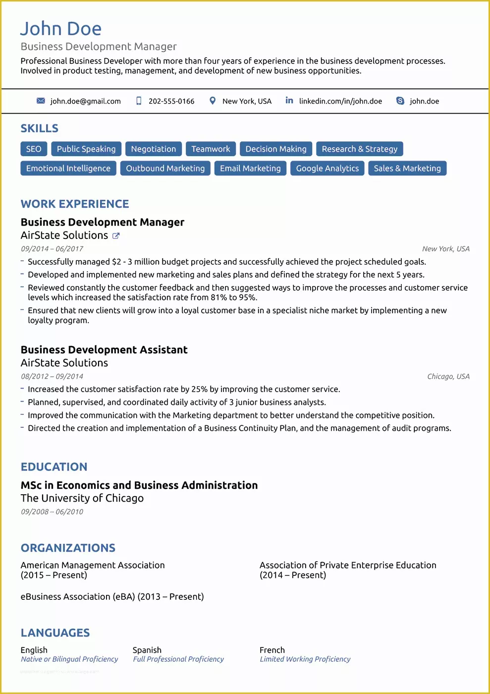 57 Beginner Resume Templates Free