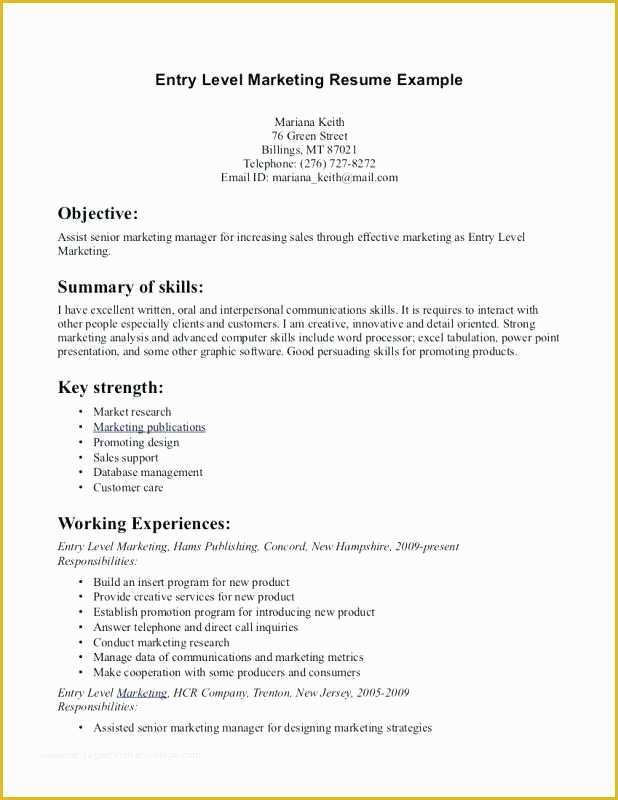 Beginner Resume Templates Free Of Resume Templates Beginner Beginner Resume