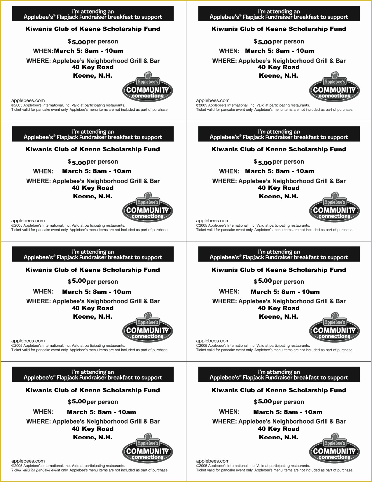 Benefit Ticket Template Free Of 7 Best Of event Ticket Template Printable Free
