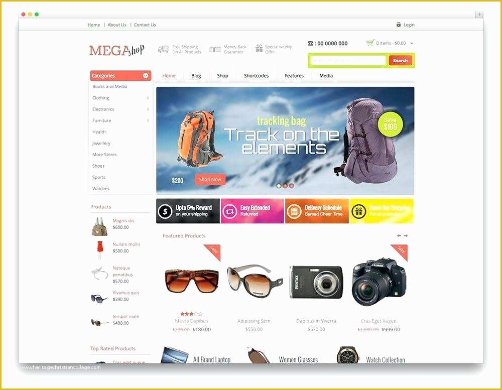 Best Ecommerce Website Templates Free Download Of Awesome themes Wordpress E Merce Website Templates Free