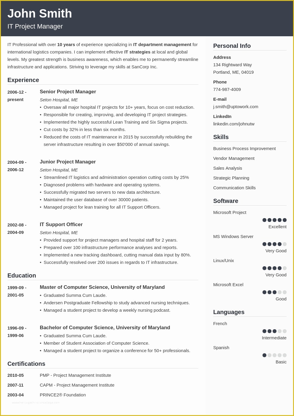 Best Free Cv Templates Of 20 Cv Templates Create A Professional Cv & Download In 5