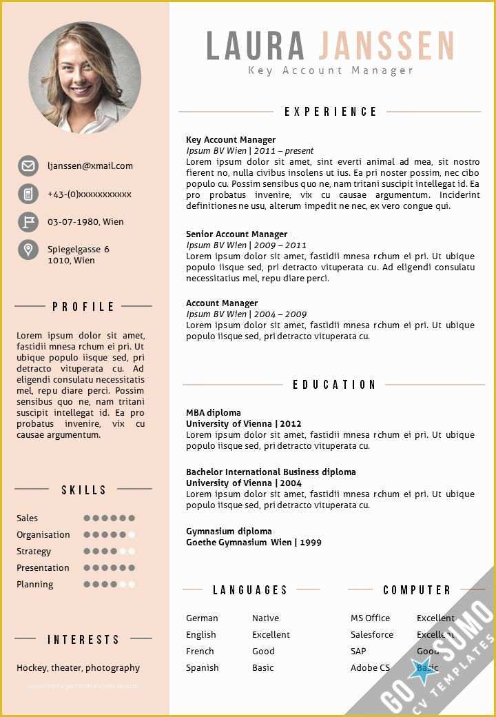 Best Free Cv Templates Of 25 Best Ideas About Cv Template On Pinterest