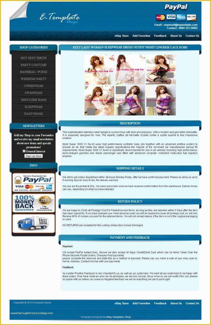 Best Free Ebay Templates 2017 Of Auction Listing Template Ebay Store Design Templates