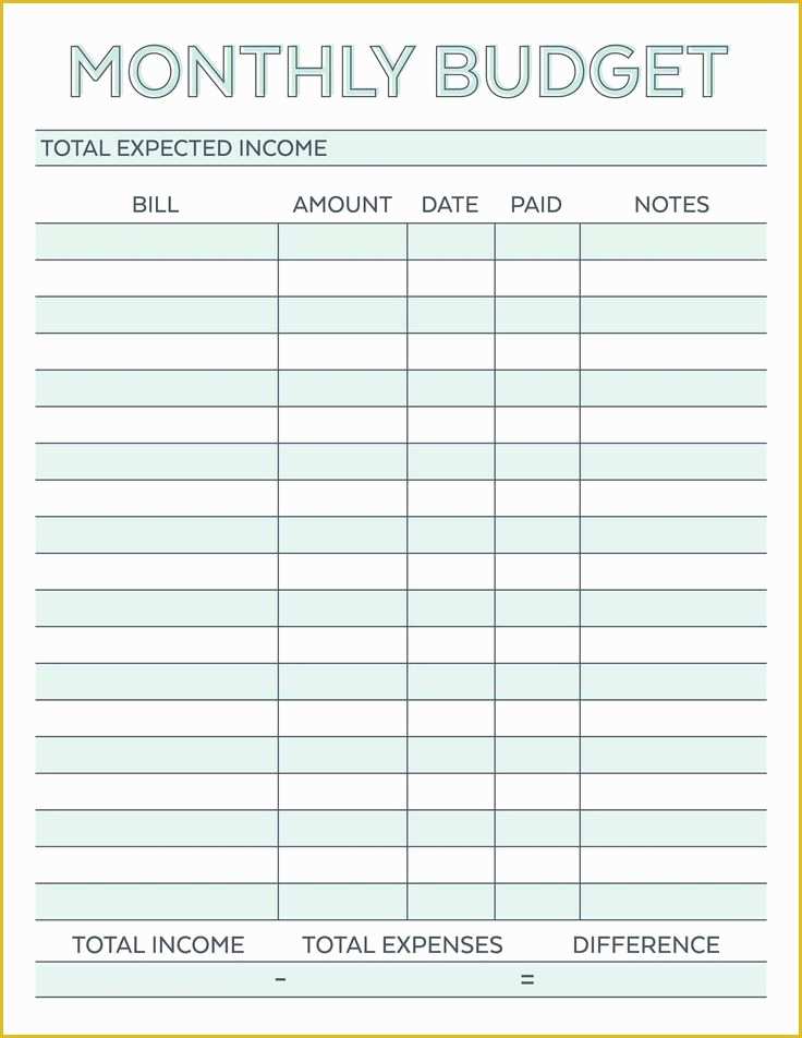 Best Free Monthly Budget Template Of the 25 Best Simple Bud Template Ideas On Pinterest