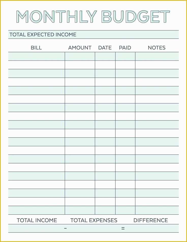 Best Free Monthly Budget Template Of the 25 Best Simple Bud Template Ideas On Pinterest