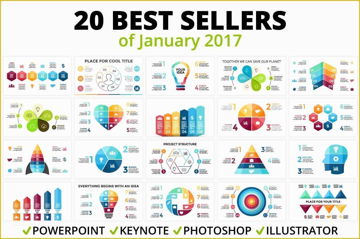 Best Free Powerpoint Templates 2017 Of top 20 Infographics January 2017 Presentation