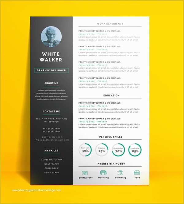 Best Free Resume Templates 2017 Of 20 Free Cv Resume Templates 2017 Freebies