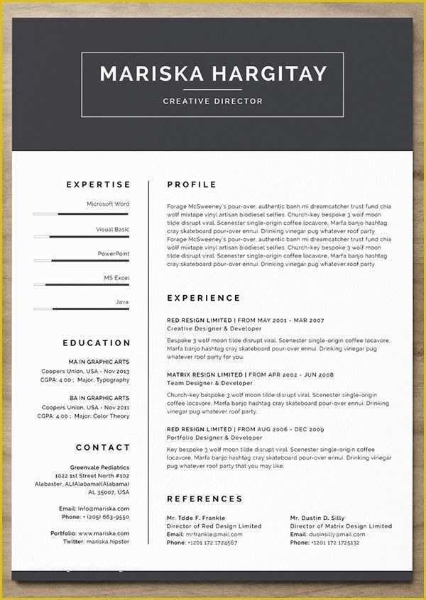 Best Free Resume Templates 2017 Of 24 Free Resume Templates to Help You Land the Job