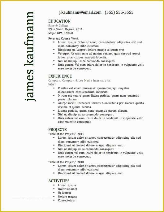 Best Free Resume Templates Of 12 Resume Templates for Microsoft Word Free Download