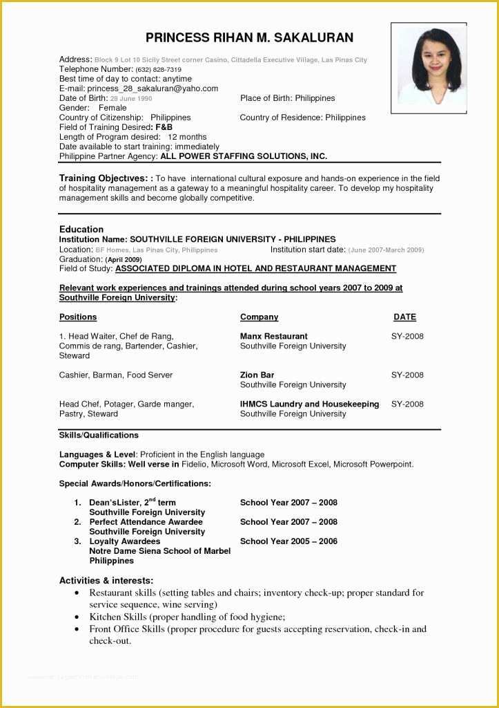 Best Free Resume Templates Of Best 25 Resume format Examples Ideas On Pinterest