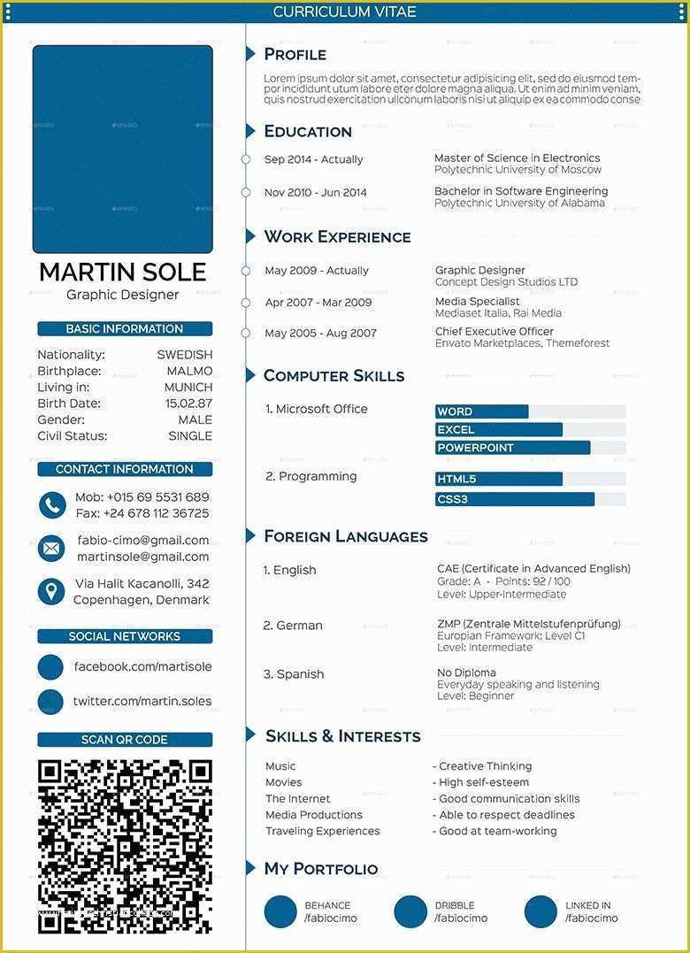 Best Free Resume Templates Of Cv Templates 61 Free Samples Examples format Free