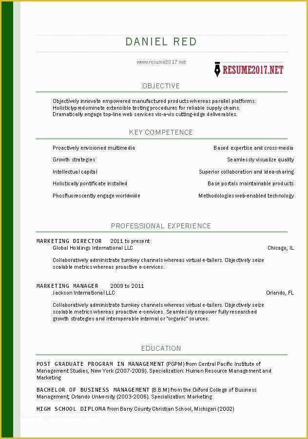 Best Free Resume Templates Of Free Resume Templates 2017