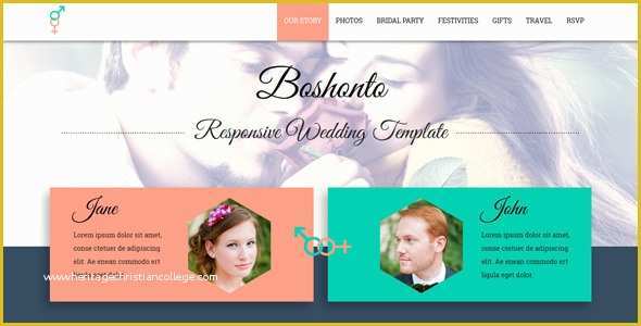 Best Free Wedding Website Templates Of 15 Best Wedding Website Templates Designssave