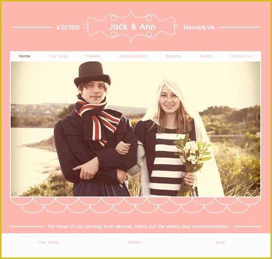 Best Free Wedding Website Templates Of 16 Best Wedding Website Templates – Design Freebies
