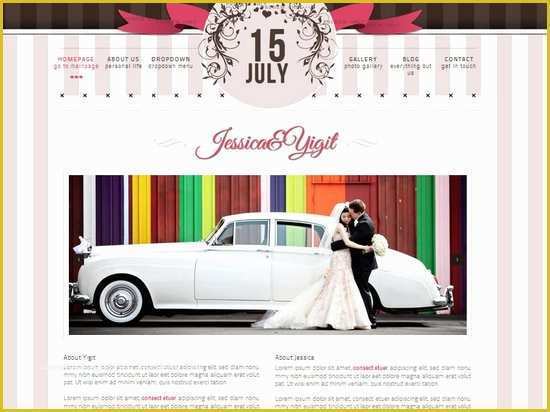 Best Free Wedding Website Templates Of 20 Best Wedding Website Templates Css HTML & Wordpress