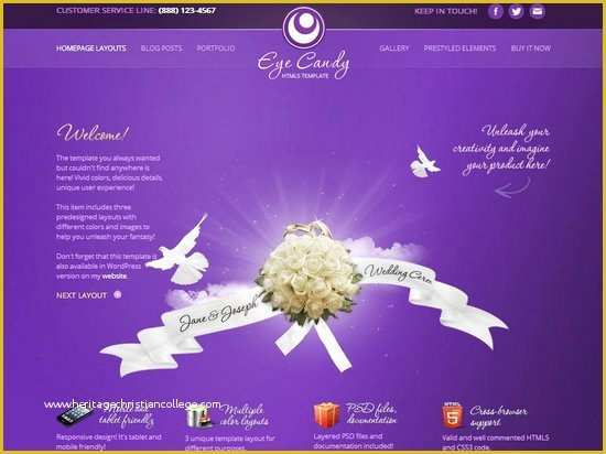 Best Free Wedding Website Templates Of 20 Best Wedding Website Templates Css HTML &amp; Wordpress