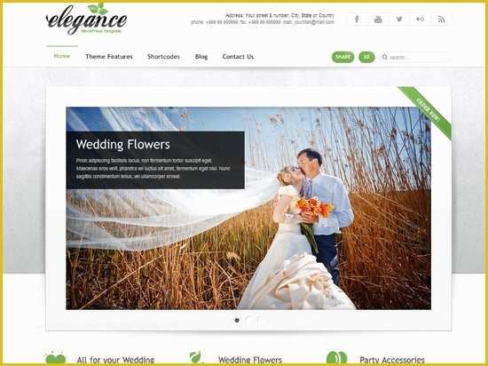 54 Best Free Wedding Website Templates