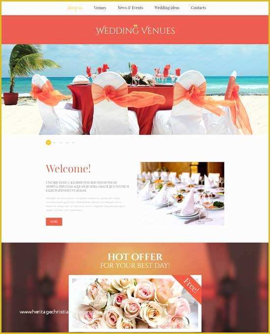 Best Free Wedding Website Templates Of 70 Best Wedding Website Templates Free &amp; Premium