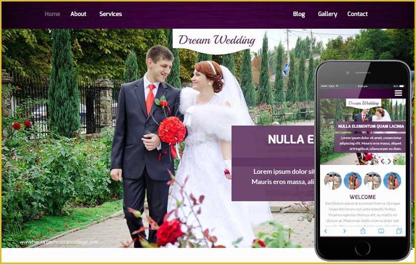 Best Free Wedding Website Templates Of Free Wedding Planning Website Templates 70 Best Wedding