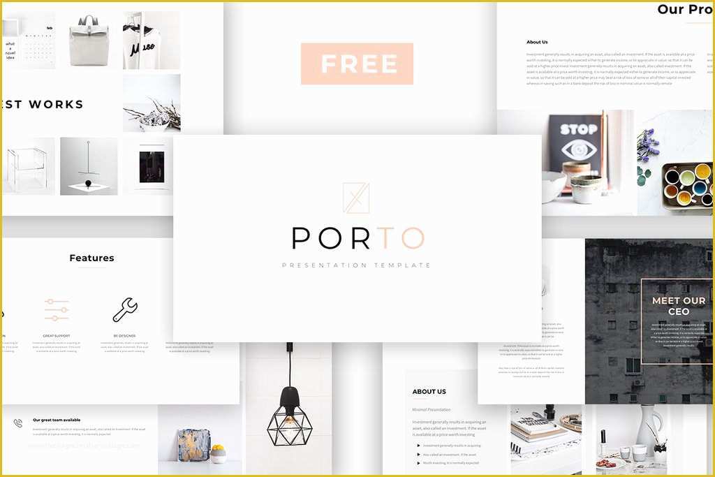 Best Powerpoint Templates Free Of 50 Best Free Powerpoint Templates On Behance