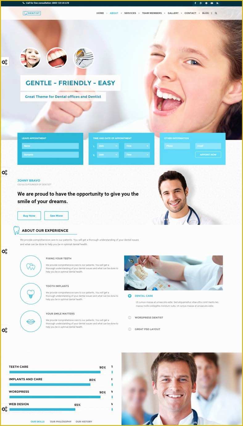 Best Website Templates Free Of 10 Best Dentist Website Templates Free &amp; Premium themes