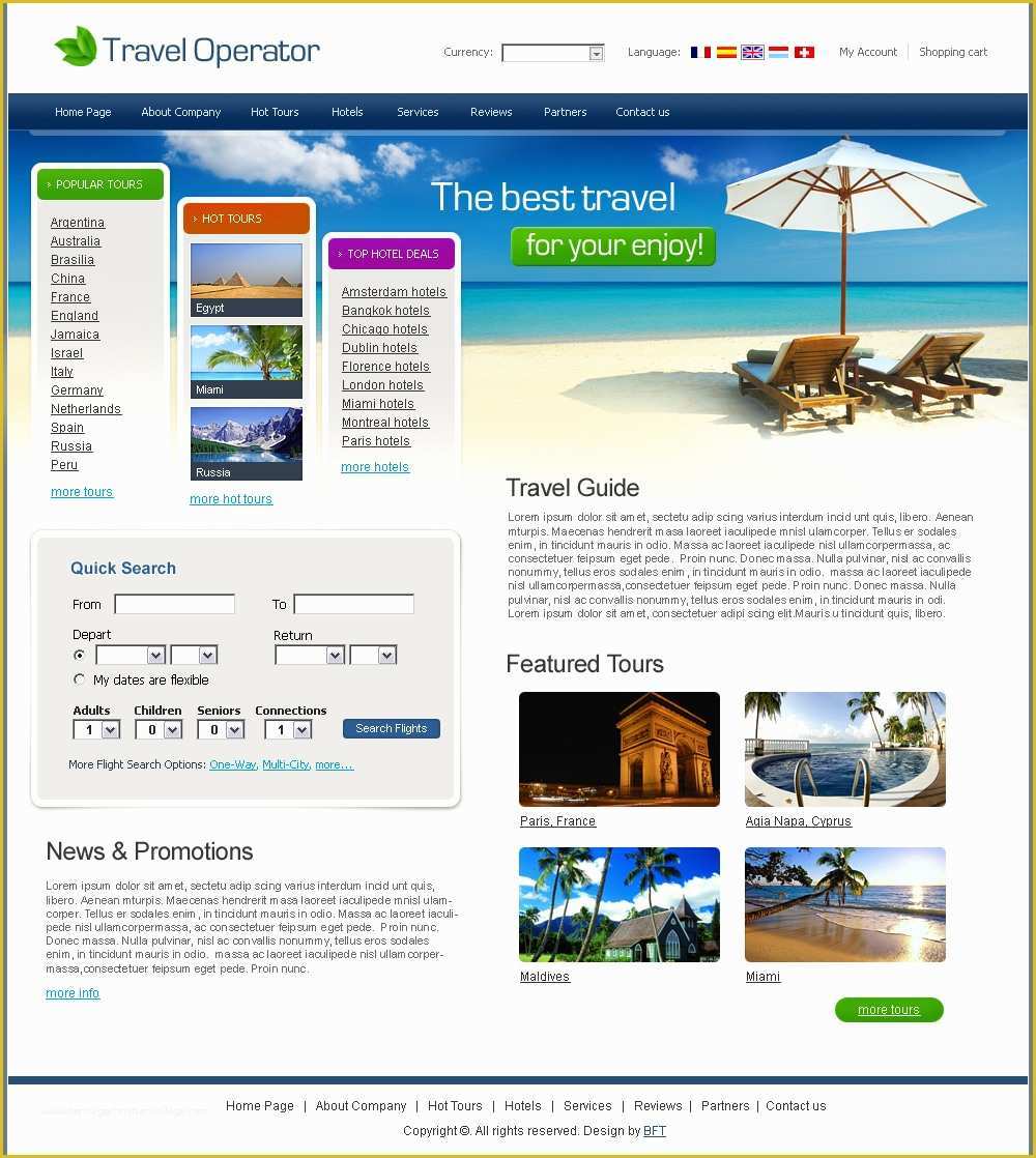 Best Website Templates Free Of 15 Best Free Travel Templates and themes