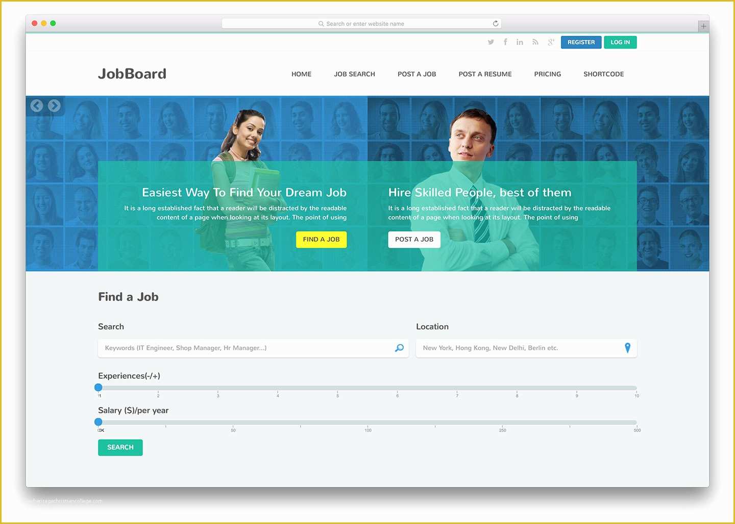 Best Website Templates Free Of top 15 HTML5 Job Board Websites Templates 2019 Colorlib