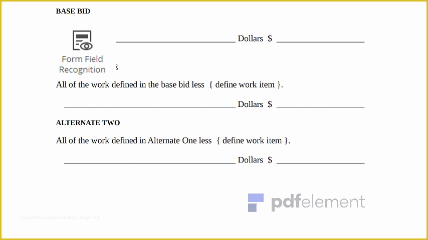 Bid Proposal Template Free Download Of Bid Proposal Template Download Edit Fill Create and