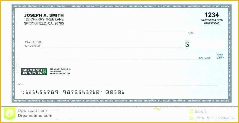 Big Check Template Free Of Big Check Template Printable