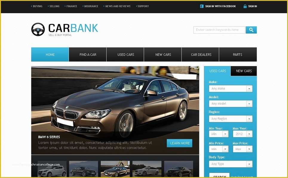 Bike Showroom Website Template Free Download Of Car Dealer Website Template