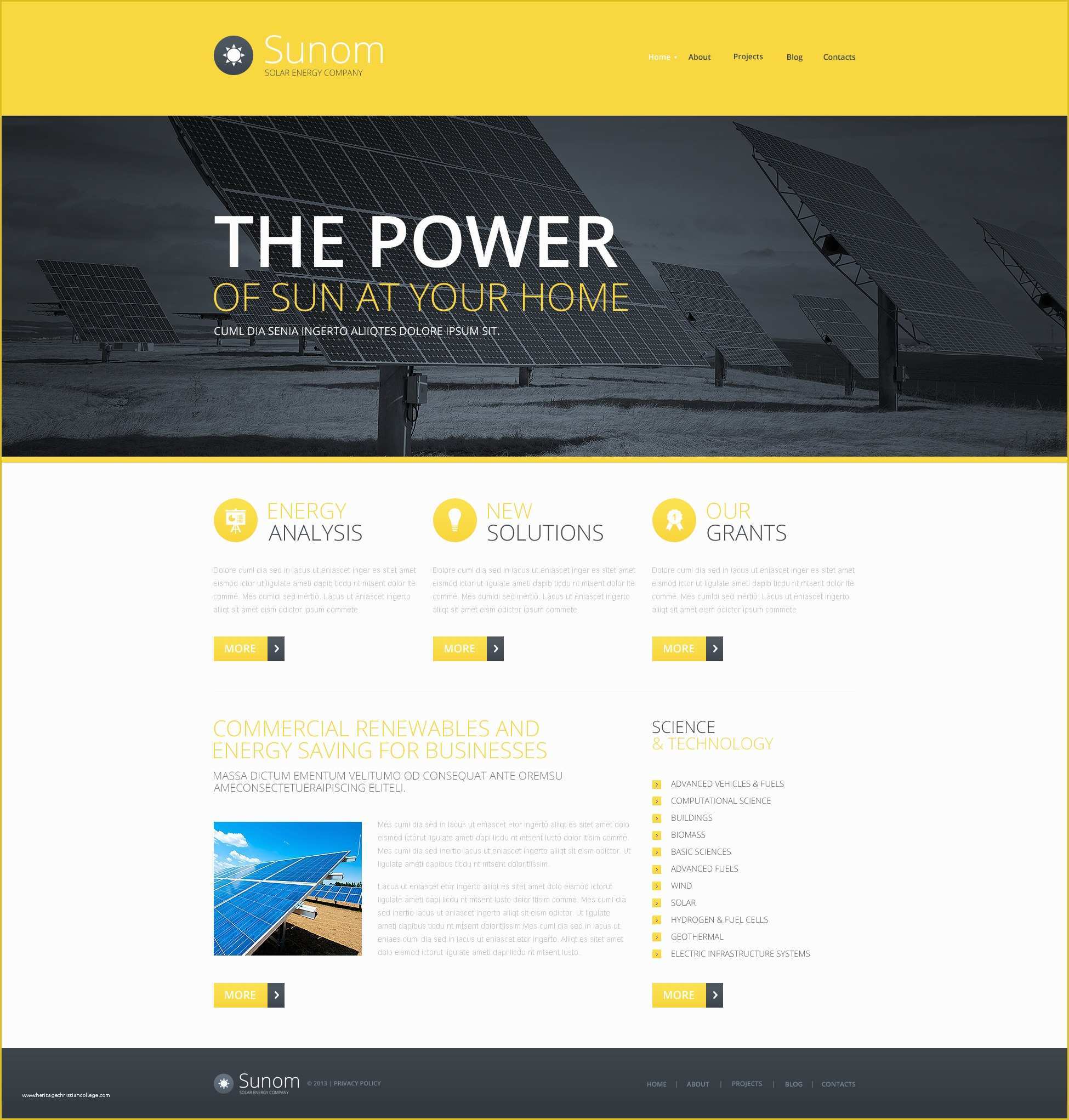 Bike Showroom Website Template Free Download Of solar Energy Responsive Website Template