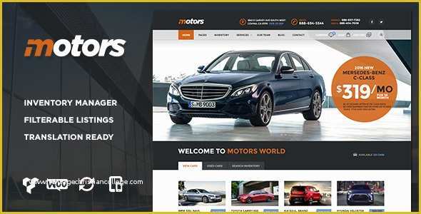 Bike Showroom Website Template Free Download Of themeforest Motors ­ Download Automotive Cars Vehicle