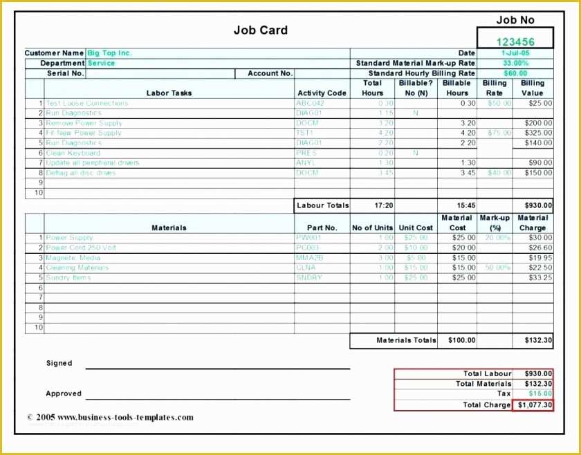 Bill Of Materials Template Free Of Bill Materials Excel Template