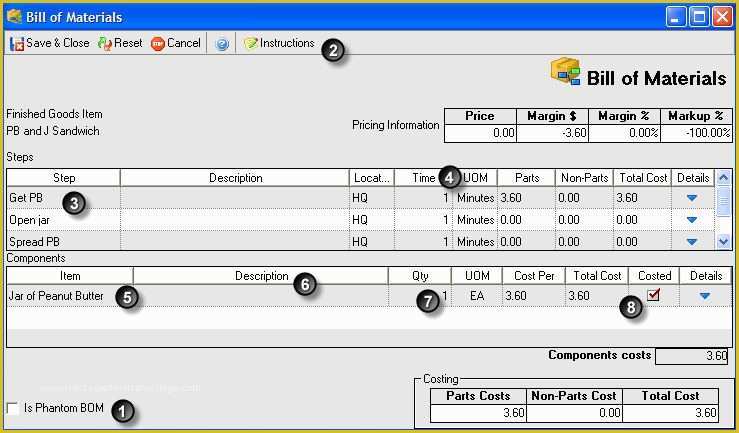 Bill Of Materials Template Free Of Bill Materials Excel Template Templates Station